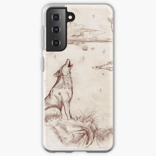 Coyote Wolf Dog Hound Puppy Canine Dog Wolves Samsung Galaxy Soft Case