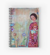 Cuaderno de espiral Mujeres en el jardín