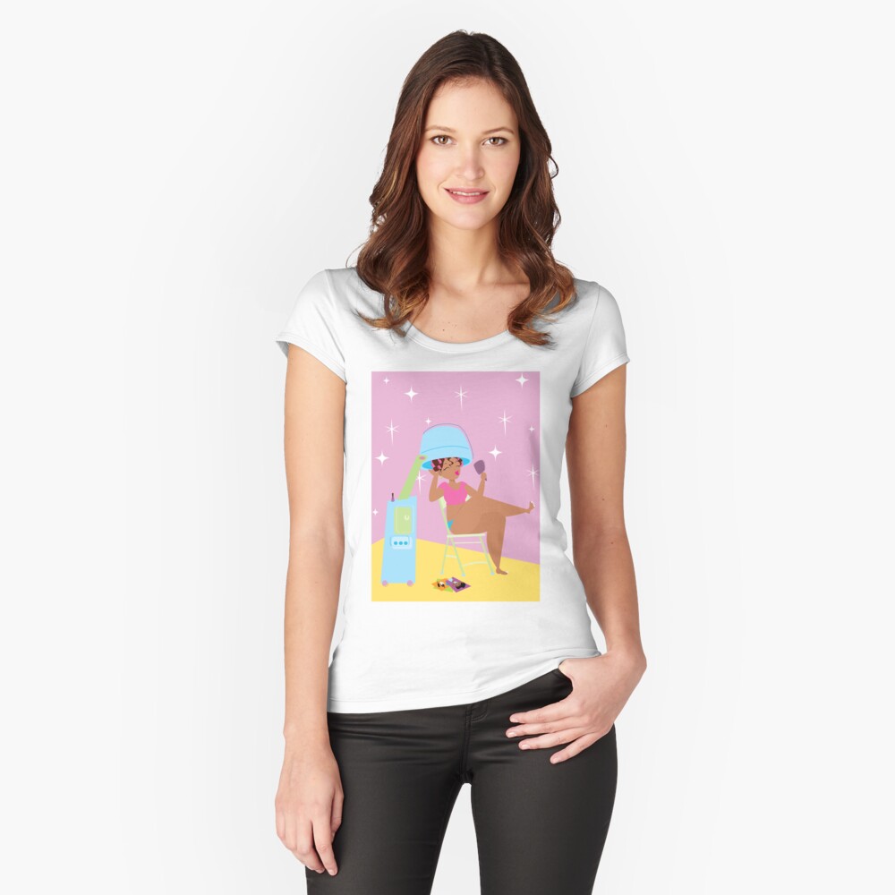 Item preview, Fitted Scoop T-Shirt designed and sold by jhennetylerb.