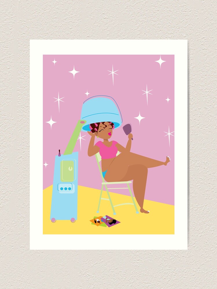 Alternate view of Hair Cutie Art Print