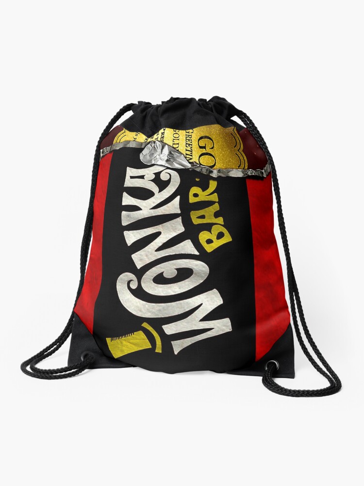 Wonka Bar Drawstring Bag for Sale by dorhxpntersl