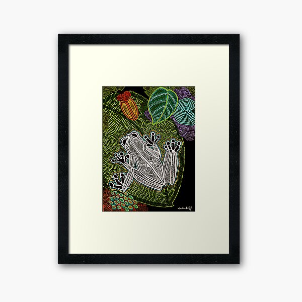 Wandbilder Abstrakte Frosch Redbubble