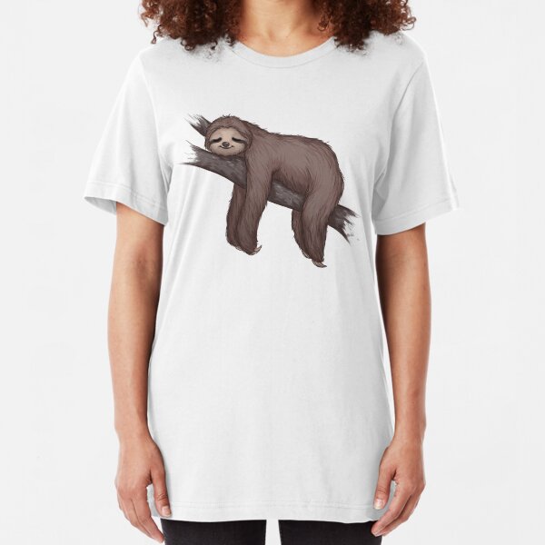 Sleepy Sloth Slim Fit T-Shirt