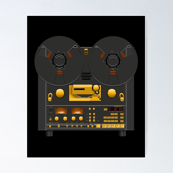 Recording tape reel 2 inch  Poster for Sale by empanadilla