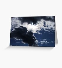 Sun and Clouds Greeting Card