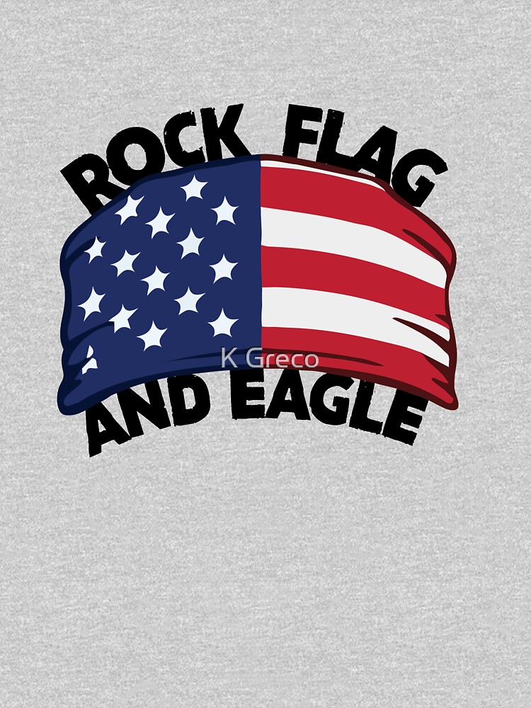 rock flag and eagle shirt