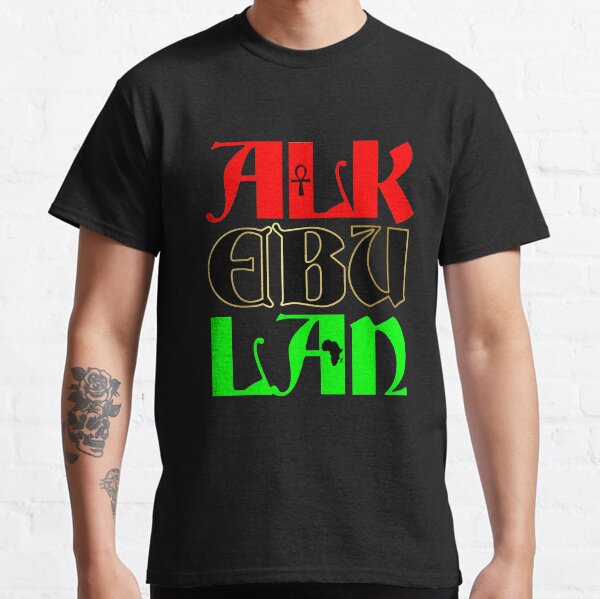 Black History Month T-Shirt American Legend Black Pride Light Blue Tee