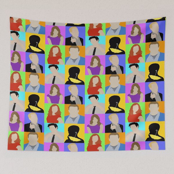 Item preview, HIMYM (Collage de impresión minimalista) designed and sold by tytybydesign.