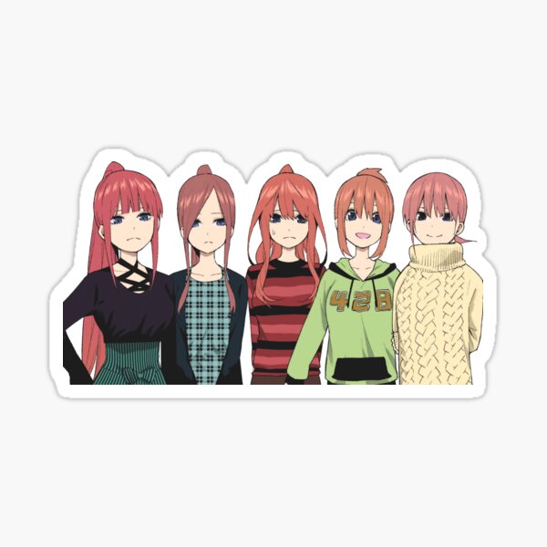 5 Toubun No Hanayome Stickers for Sale
