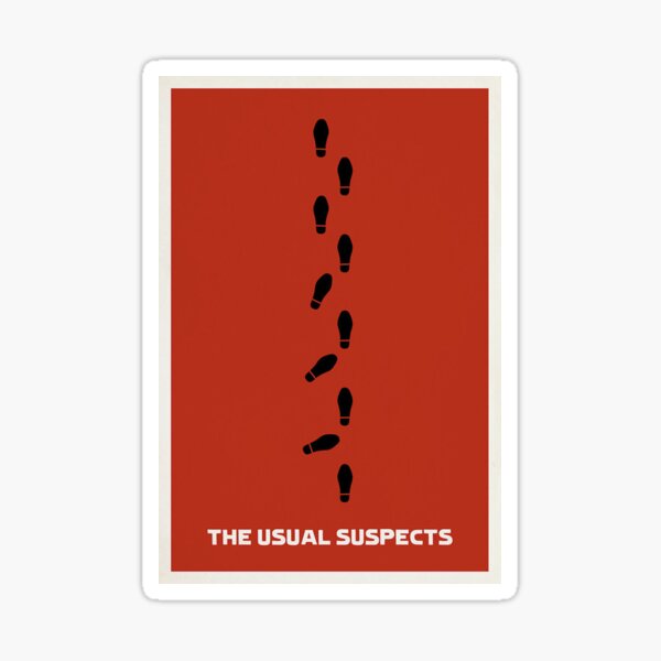 Usual Suspects Quote - Usual Suspects - Sticker