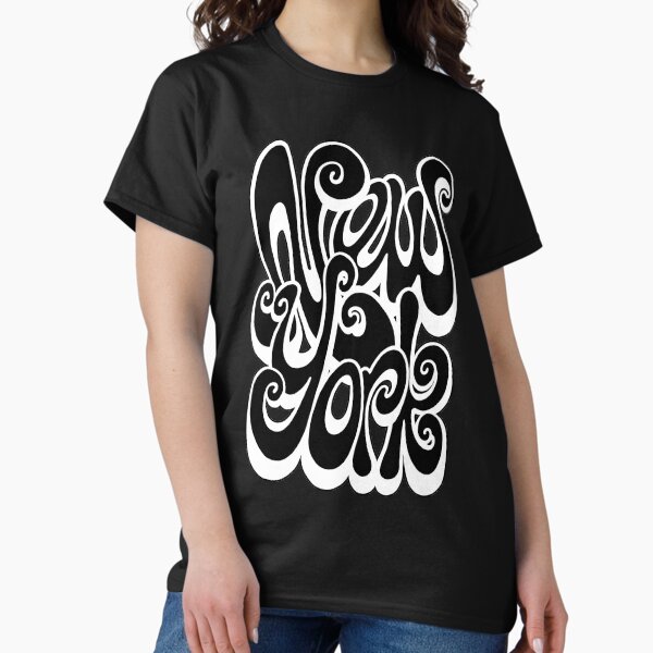 Item preview, New York Lettering Typography - Black and White Chalkboard designed and sold by bignose1977.