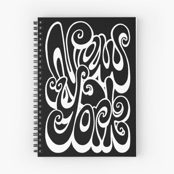 Item preview, New York Lettering Typography - Black and White Chalkboard designed and sold by bignose1977.