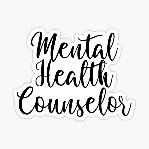 mental health counselor Sticker
