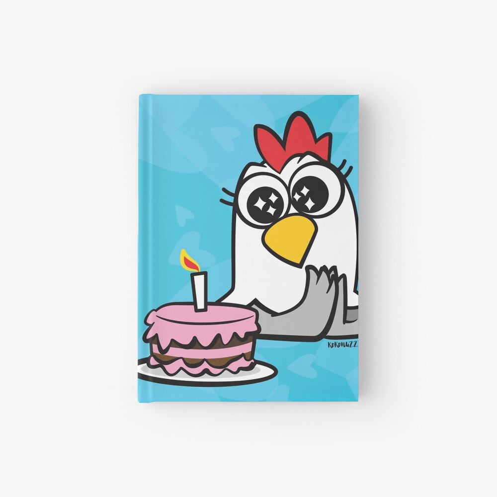 Cahier A Spirale Gina La Poule Joyeux Anniversaire Par Kokonuzz Redbubble