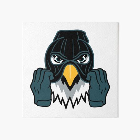 Philadelphia Eagles Illustration of the Eagle in Team Colors Art Board  Print for Sale by posterfield