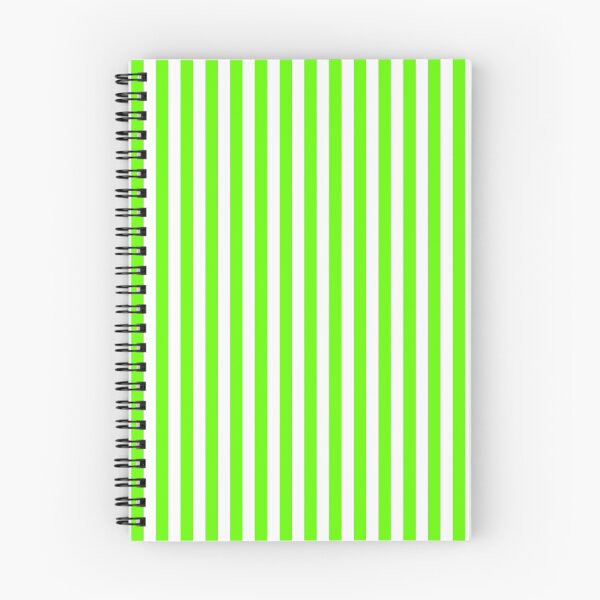 Item preview, Bright Green and White Vertical Stripes designed and sold by ColorPatterns.