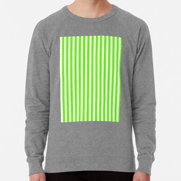 green and white striped sweatshirt