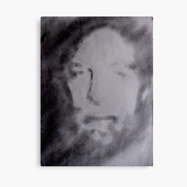 Self Portrait Using Graphite Powder. Art Print for Sale by