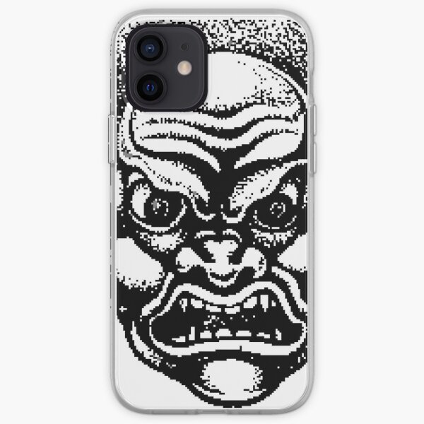 #skull #portrait #illustration #frame #woodcut #old #people #head #voodoo #ancient #horror #one #visuals #monster #vertical #maskdisguise #retrostyle #pattern #humanface #headshot #oldfashioned iPhone Soft Case