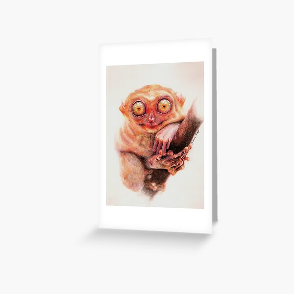 Tarsier Greeting Card