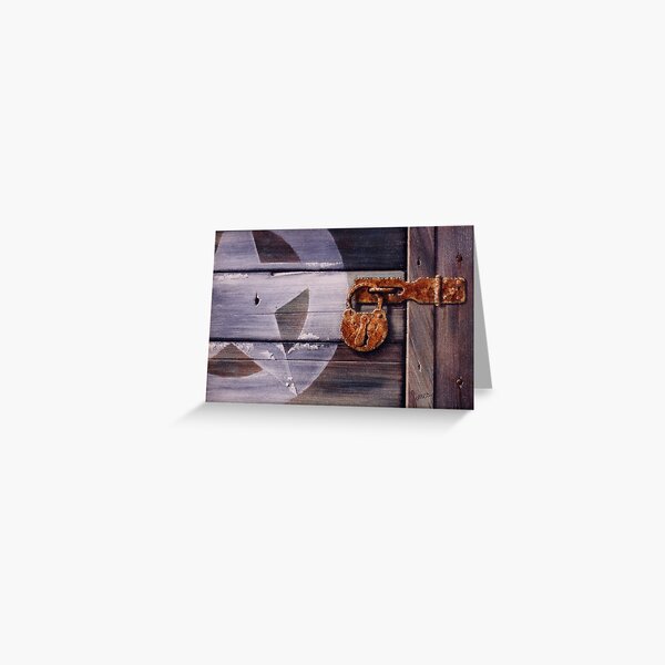 To Leave The War House Locked Greeting Card