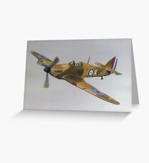 Hawker Hurricane - WWII Fighter Plane Greeting Card