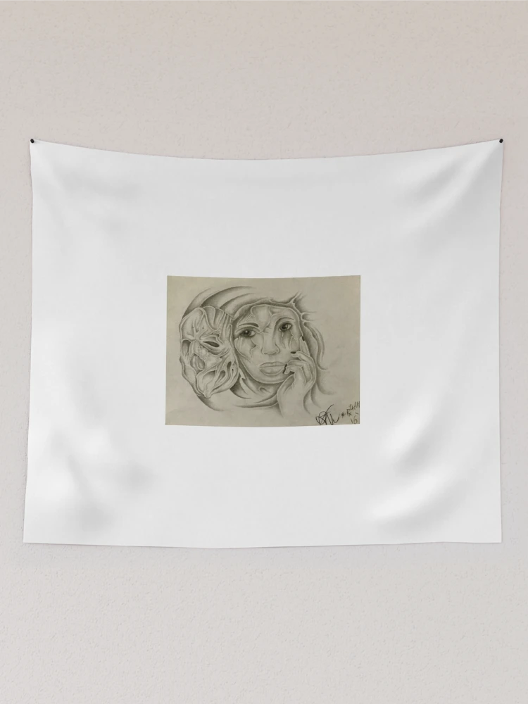 Thumbnail 2 of 3, Tapestry, Their Faces designed and sold by Andrew Krease.