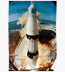Apollo 11 - Raketenstart Poster