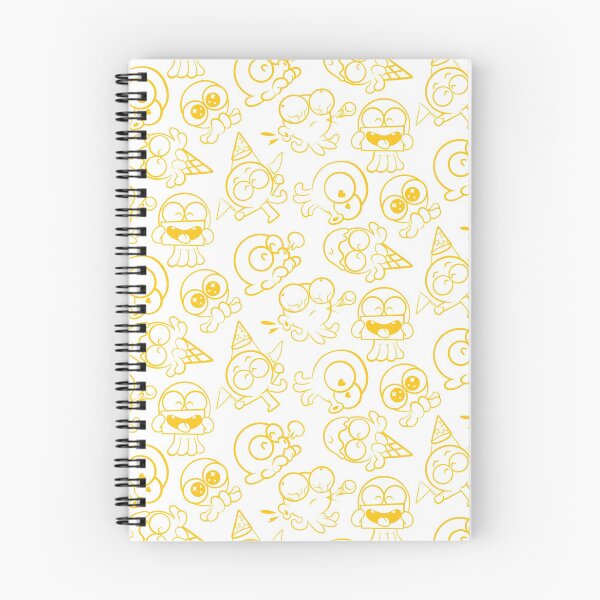 Item preview, Funny Octopus Cartoon Expressions Pattern (Yellow) designed and sold by Kokonuzz.