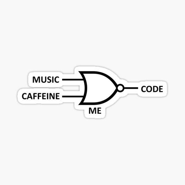 Coffee Coding Sticker