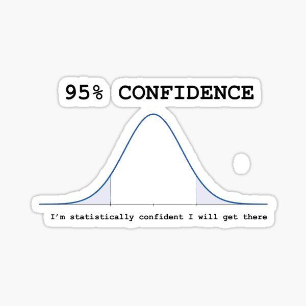 95% Confidence Sticker