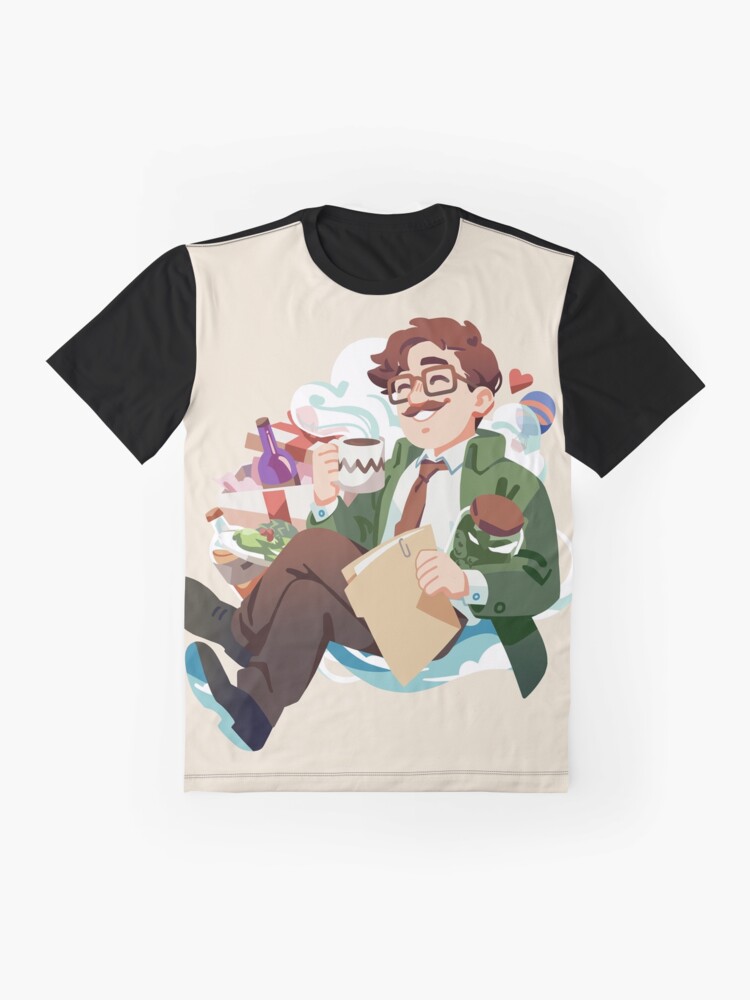Aperçu 4 sur 5. T-shirt graphique avec l'œuvre SDV Harvey créée et vendue par sovonight.