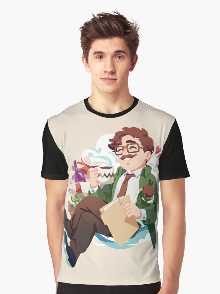 Aperçu 1 sur 5. T-shirt graphique avec l'œuvre SDV Harvey créée et vendue par sovonight.