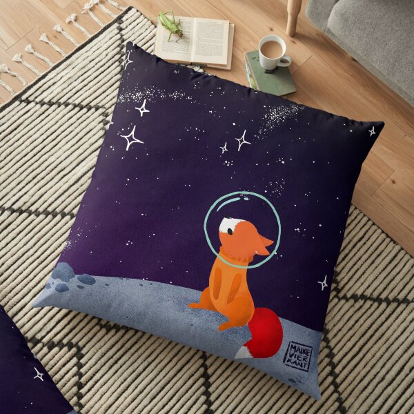 Somewhere Out There Floor Pillow