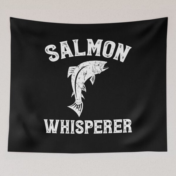 Item preview, Salmon whisperer - Funny fishing designed and sold by Captain Mood.