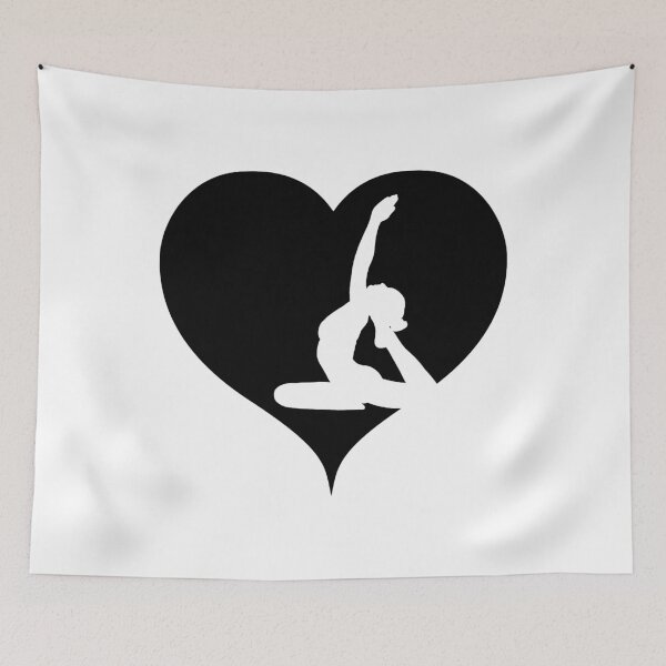 Item preview, Heart yoga exercise designed and sold by RetroFuchs.