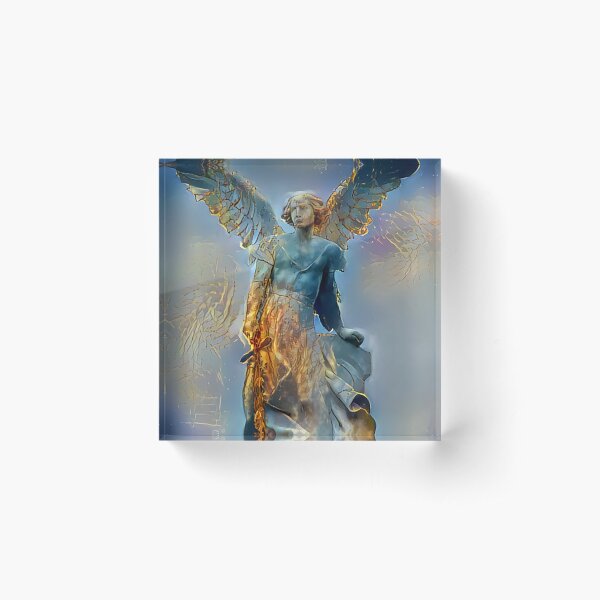Item preview, Uriel and his Flaming Sword designed and sold by Kestrelle.
