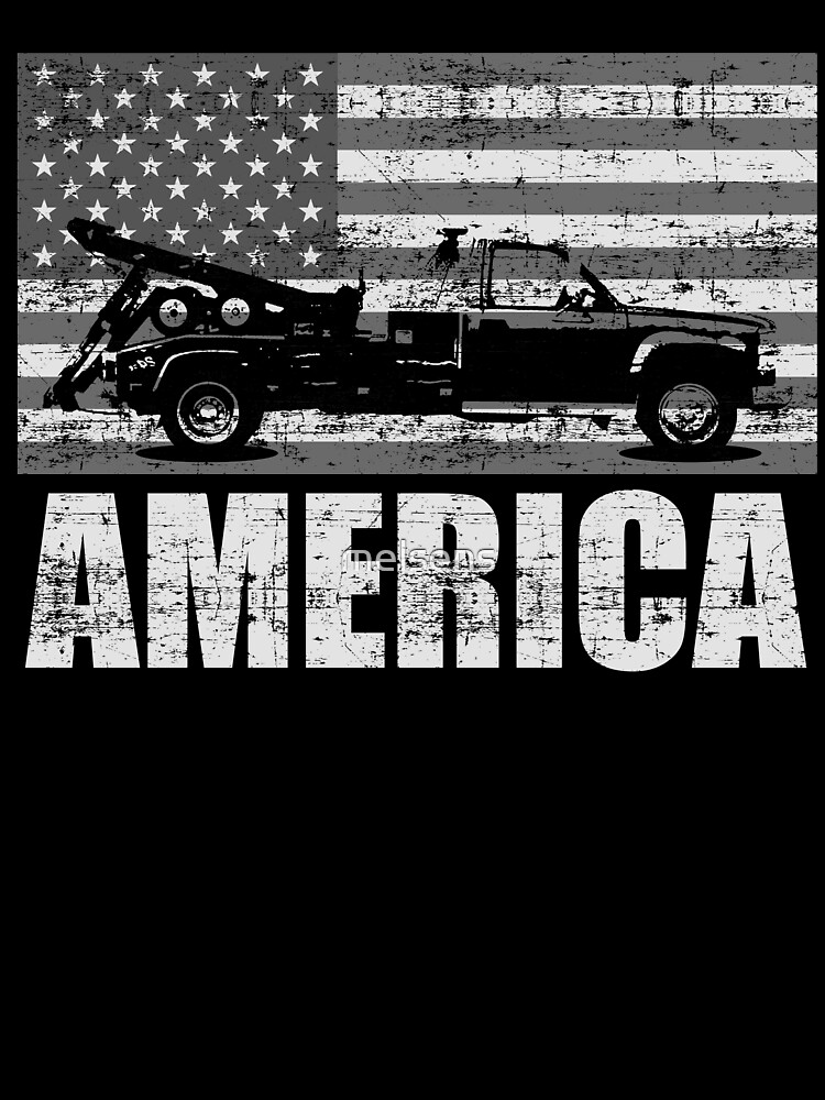 American Tow Truck Driver | Patriotic Pick-Up T-Shirt Gift American Tow Truck Driver | Patriotic Pick-Up T-Shirt Gift