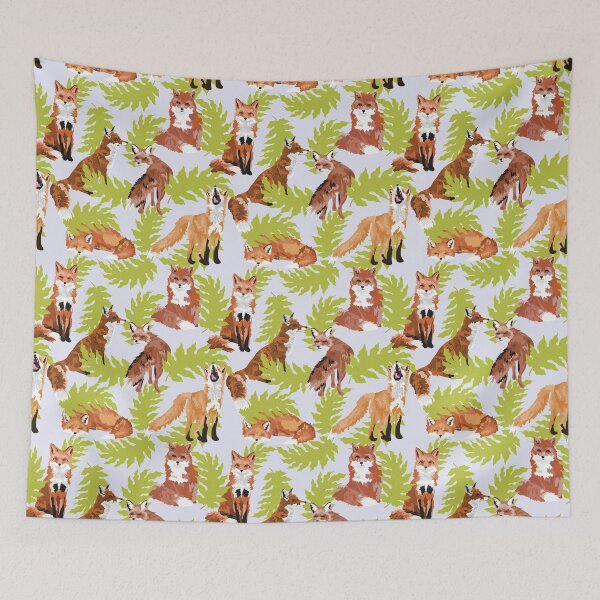 Item preview, Foxes with a leaf  designed and sold by ArtofACoonhound.