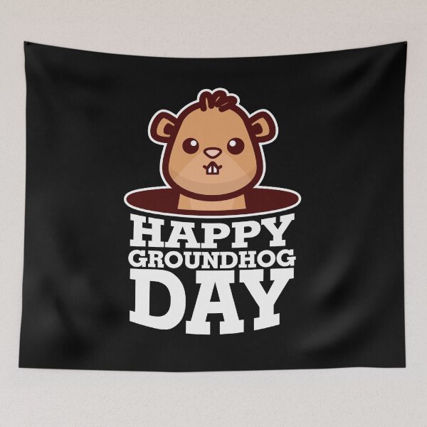 Item preview, Happy Groundhog Day Awesome Cute Groundhog  designed and sold by Whynot123.