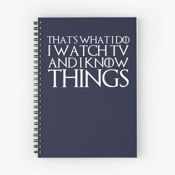 Item preview, THAT'S WHAT I DO I WATCH TV AND I KNOW THINGS Design designed and sold by melsens.