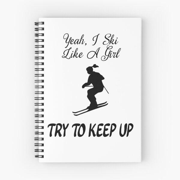 Item preview, Funny Ski Like A Girl designed and sold by Coastal-Designs.