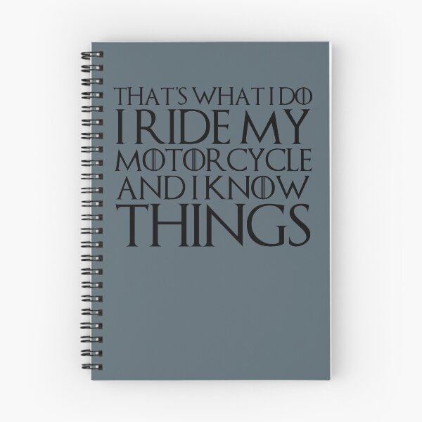 Item preview, THAT'S WHAT I DO I RIDE MY MOTORCYCLE AND I KNOW THINGS Design designed and sold by melsens.