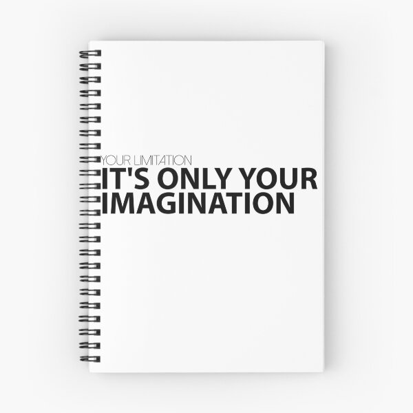 Item preview, Your limitation—it's only your imagination. designed and sold by Minimalist Quotes and Sayings.