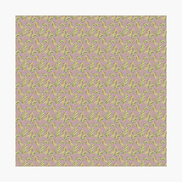 Sprigs green Photographic Print