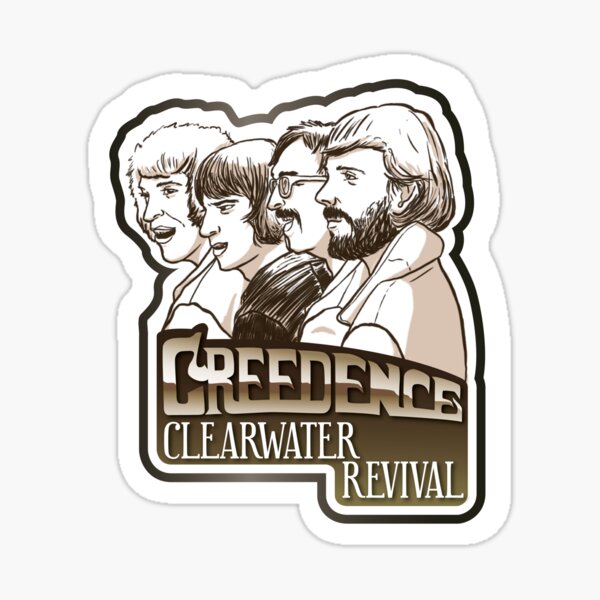 CCR, Creedence Clearwater Revival Sticker