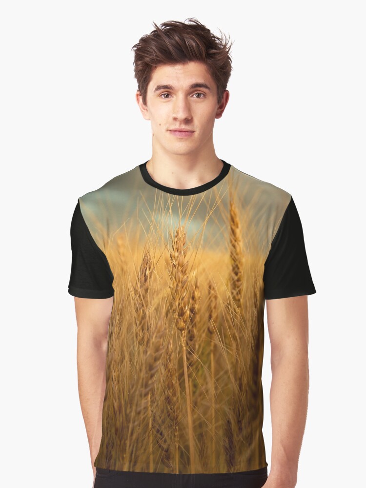 Harvest Time - Golden Wheat on the Colorado Plains" T-shirt for Sale SeanRamsey | Redbubble | wheat graphic t-shirts - wheat field graphic t- shirts - grain graphic t-shirts