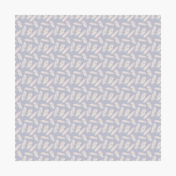 Sprigs blue Photographic Print