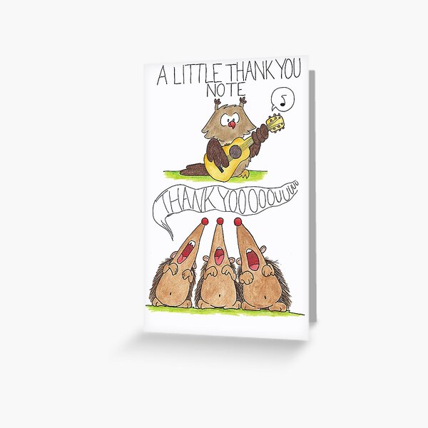 Item preview, A little Thank you note designed and sold by nicolejanes.