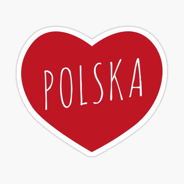 Polen Aufkleber Mit Herzschlag - Poland Flagge Mit Herz Wappen Auto Sticker